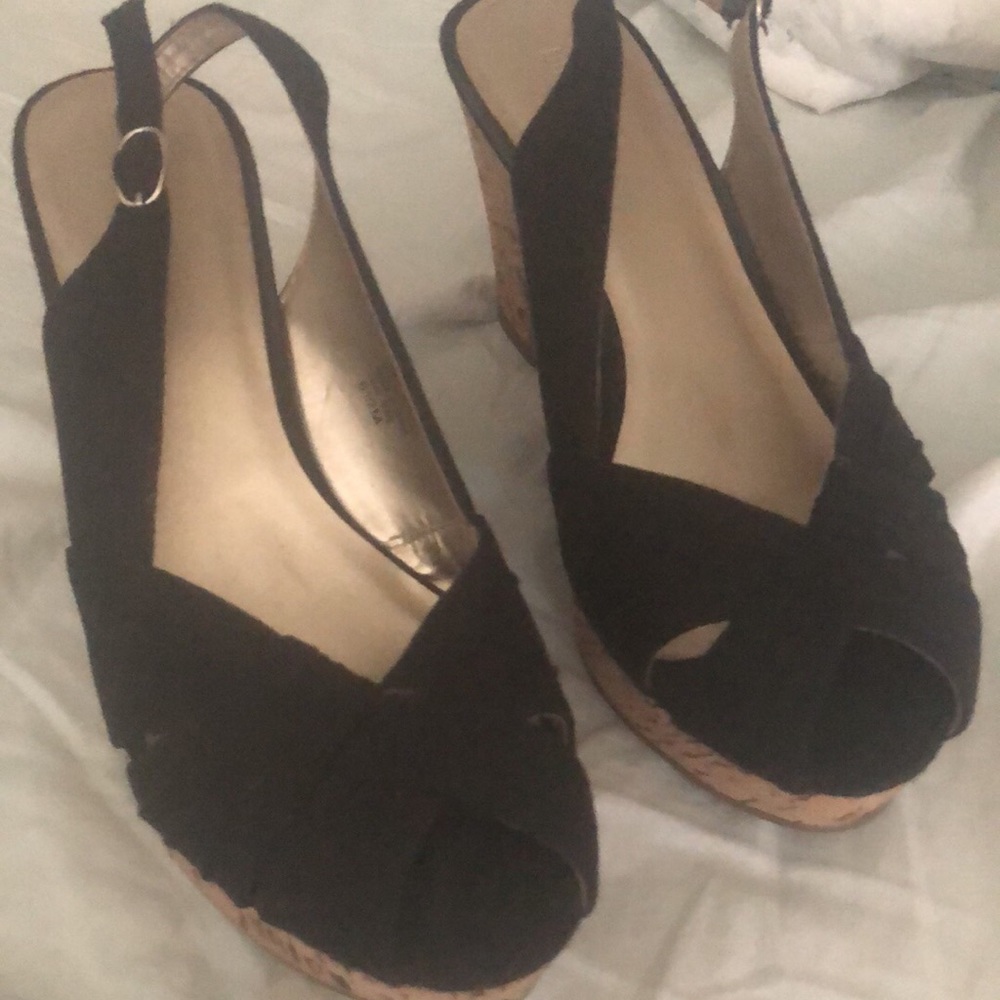 Nine West wedge heels size 8.5